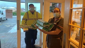 County Durham care home receives school milk donation